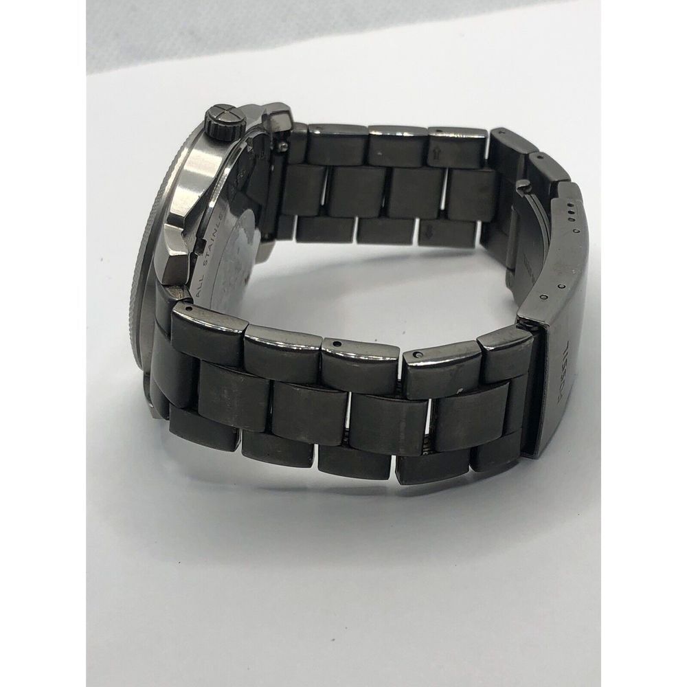 Fossil FS4774 Men's Stainless Steel Analog Black Dial Quartz Genuine Watch OP625 - Picture 8 of 9